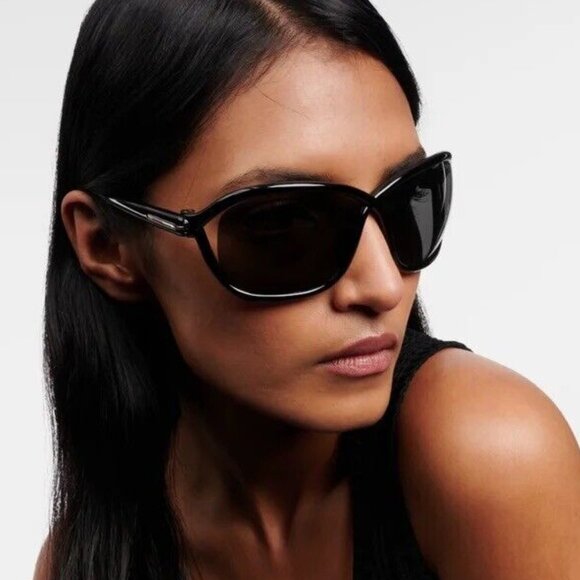 Final Price! Tom Ford Fernanda FT1069 01Z Black/Violet Sunglasses main image 2